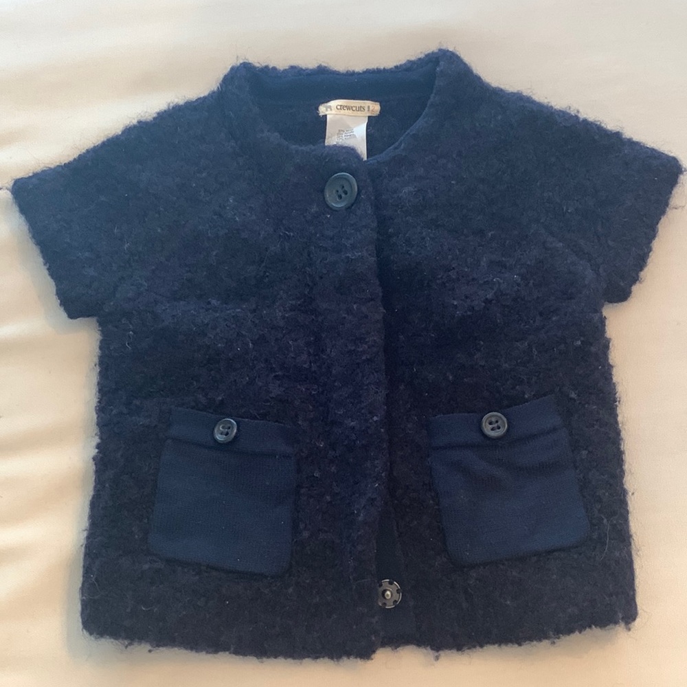 J.Crew Crewcuts wool layering piece/jacket/sweater - size 2